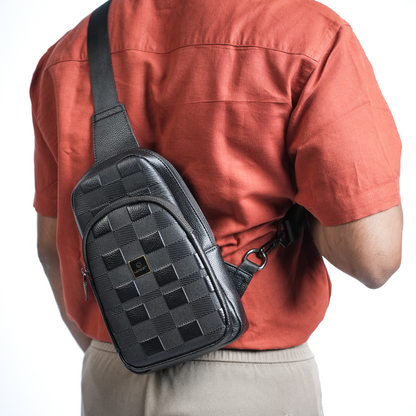 LUGGIT - Traveler's Shield - fingerprint-unlocking Sling Bag