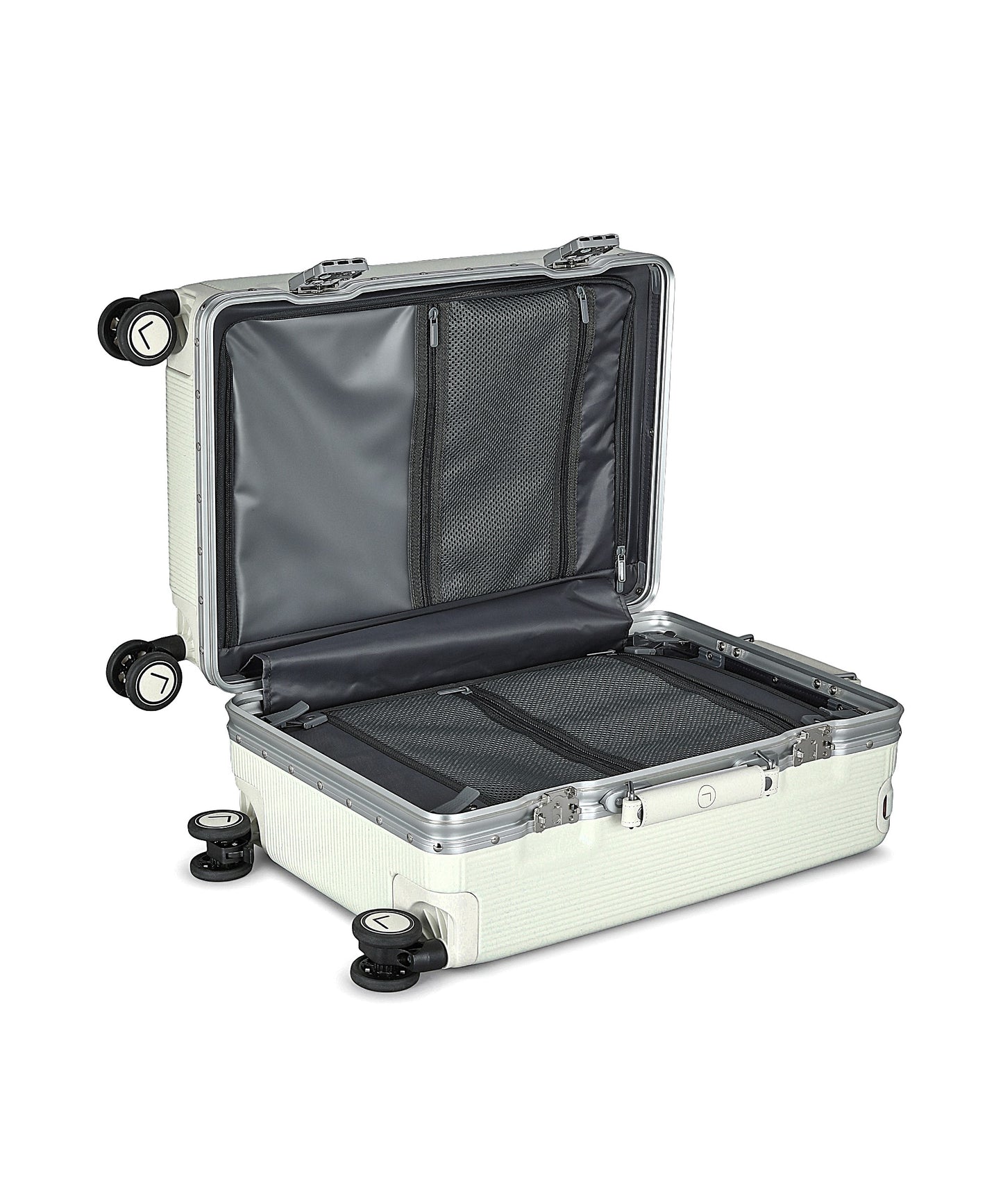 LUGGIT - Luxury - White -20" cabin Luggage