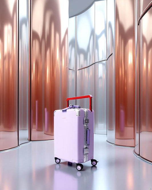 LUGGIT - Luxury 20" Cabin  Luggage Purple