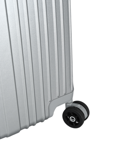 LUGGIT Smart Pro Max Fingerprint Cabin Luggage – 20 inch-Silver