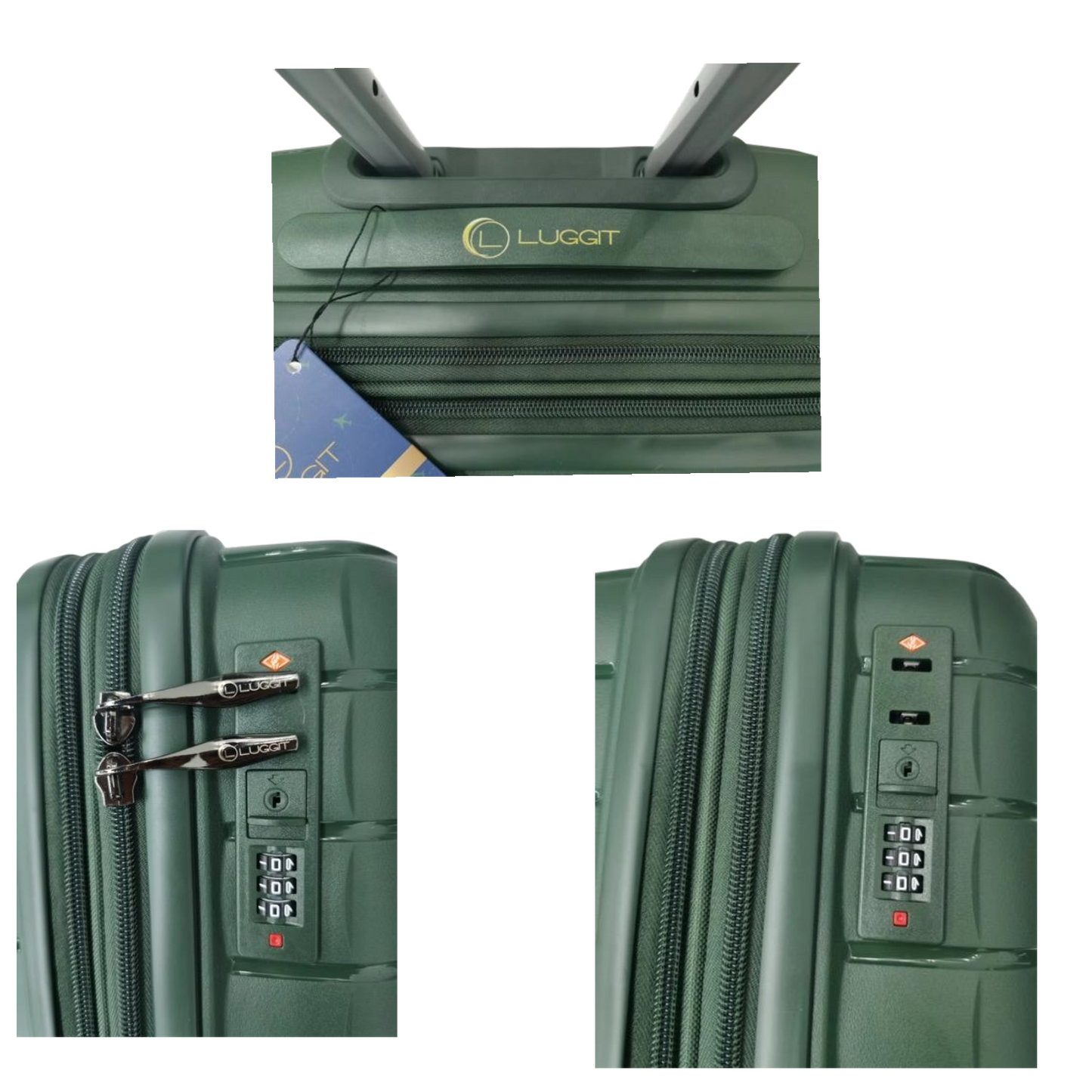 LUGGIT Kyoto – 3-Piece Premium Trolley Luggage Set | Double zipper & Expandable  Design | (Coming soon)