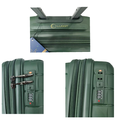 LUGGIT Kyoto – 3-Piece Premium Trolley Luggage Set | Double zipper & Expandable  Design | (Coming soon)