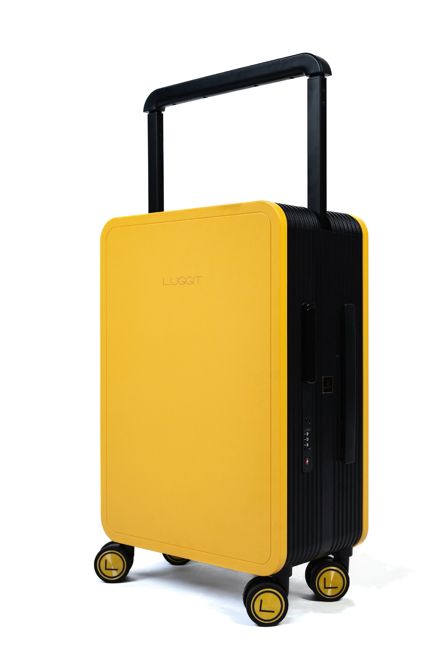 LUGGIT Premium Plus 20" Cabin 24" Check in Luggage Dual Tone Yellow/Black