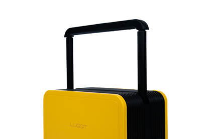 LUGGIT Premium Plus 20" Cabin 24" Check in Trolley bag Dual Tone Yellow/Black