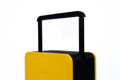 LUGGIT Premium Plus 20" Cabin 24" Check in Luggage Dual Tone Yellow/Black