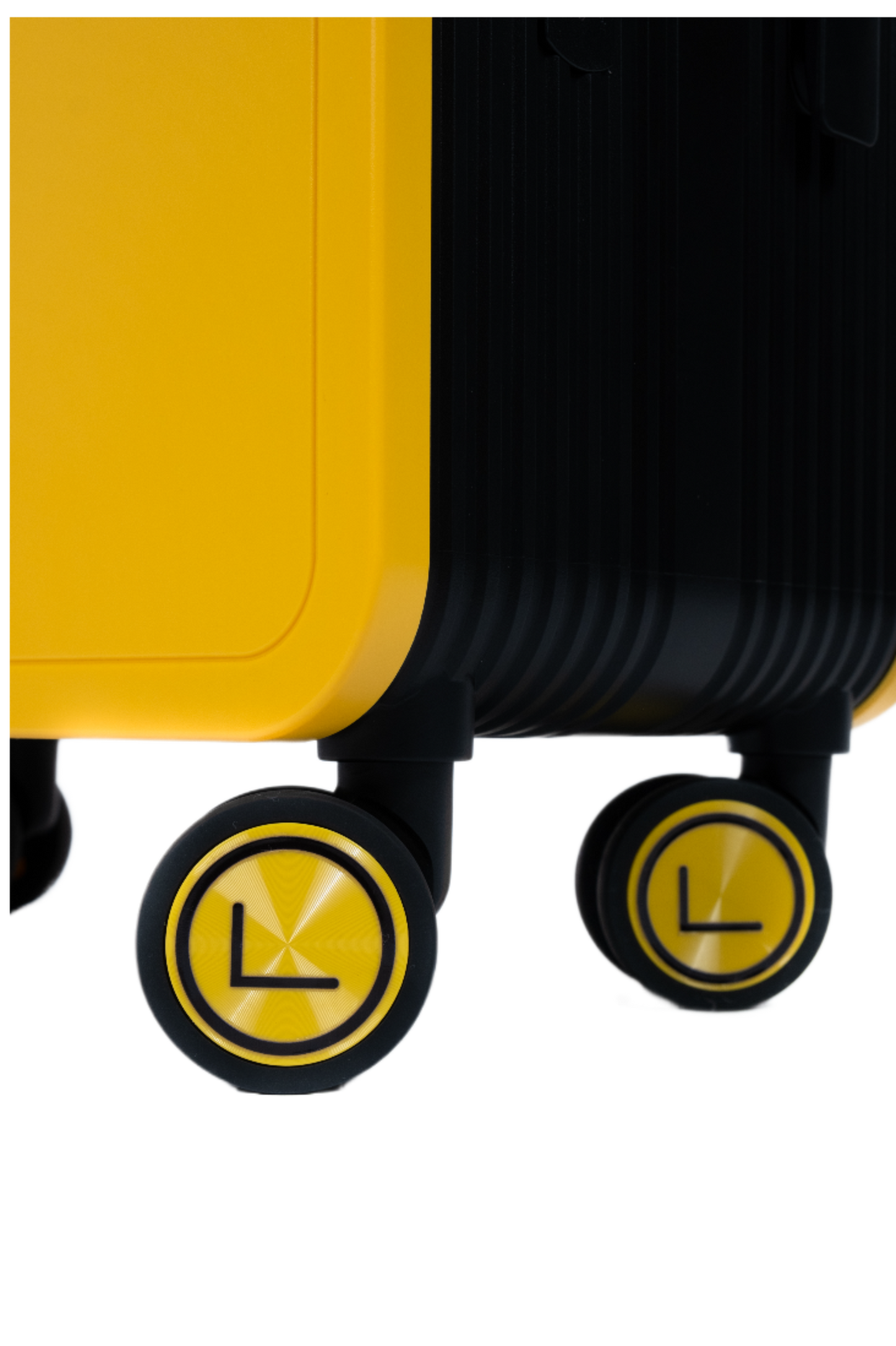 LUGGIT Premium Plus 20" Cabin 24" Check in Trolley bag Dual Tone Yellow/Black