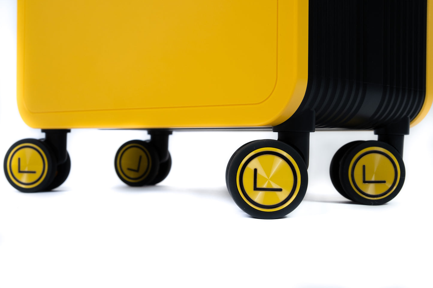 LUGGIT Premium Plus 20" Cabin 24" Check in Trolley bag Dual Tone Yellow/Black
