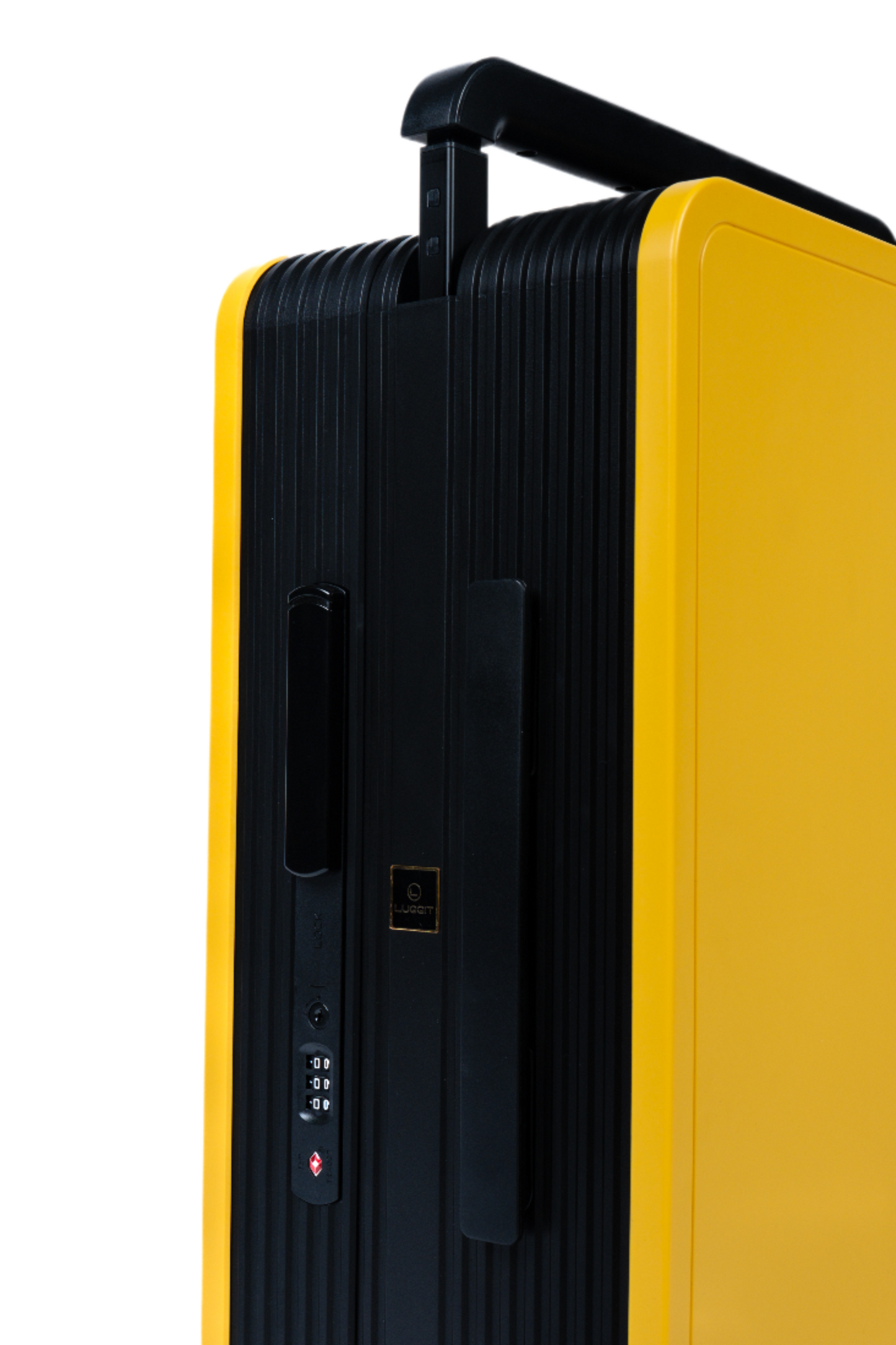 LUGGIT Premium Plus 20" Cabin 24" Check in Trolley bag Dual Tone Yellow/Black