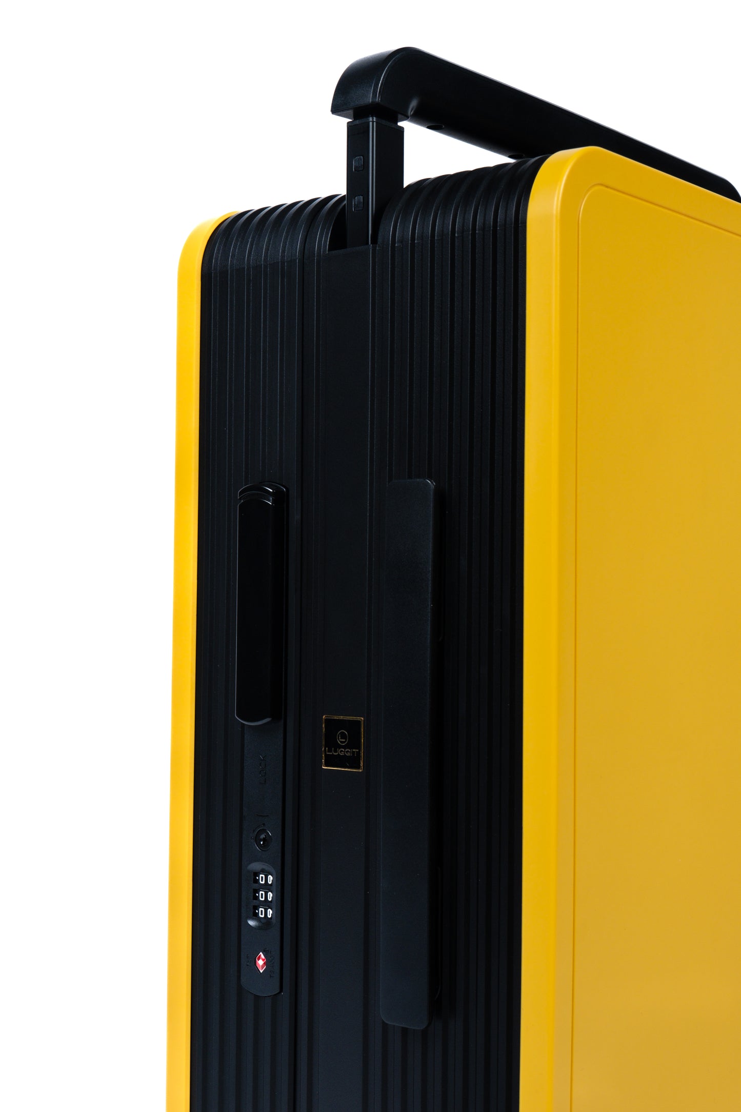 LUGGIT Premium Plus 20" Cabin & 24" Check in Luggage set of 2 Pc Dual Tone Yellow/Black