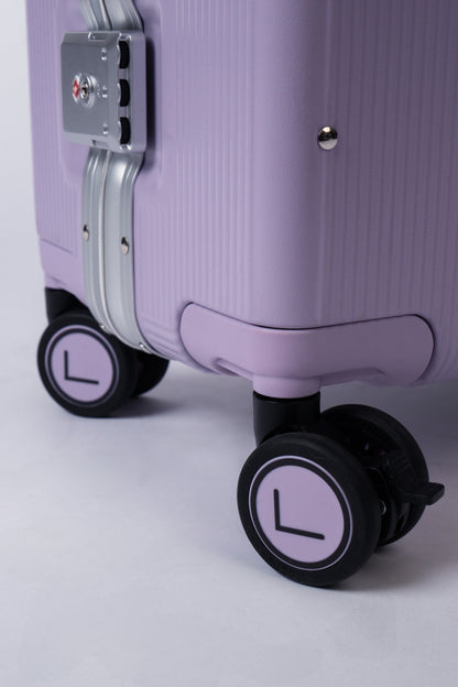 LUGGIT - Luxury 20" Cabin Travel Bag Purple