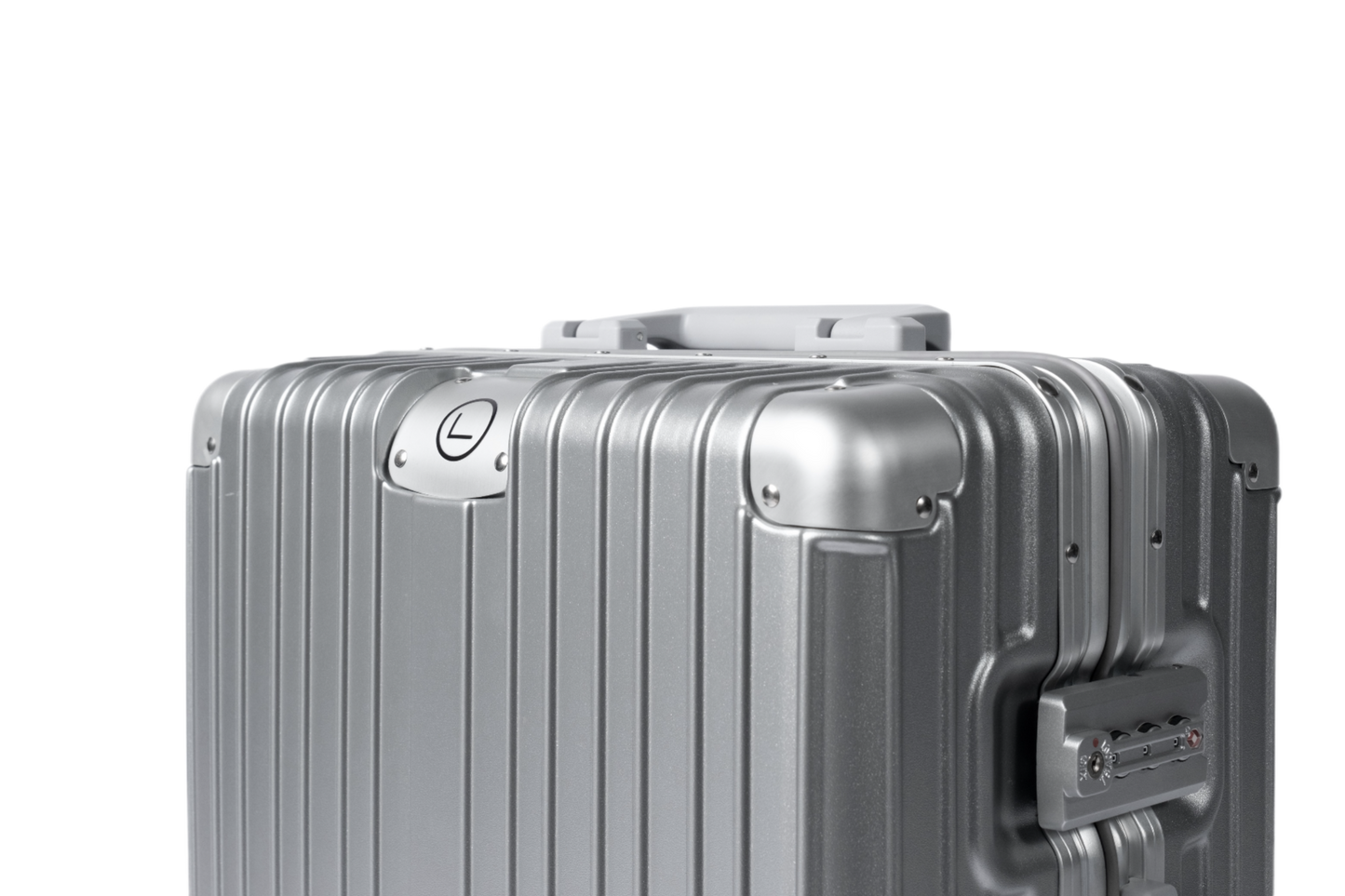 LUGGIT Smart Pro Max Fingerprint Cabin Luggage – 20 inch-Silver
