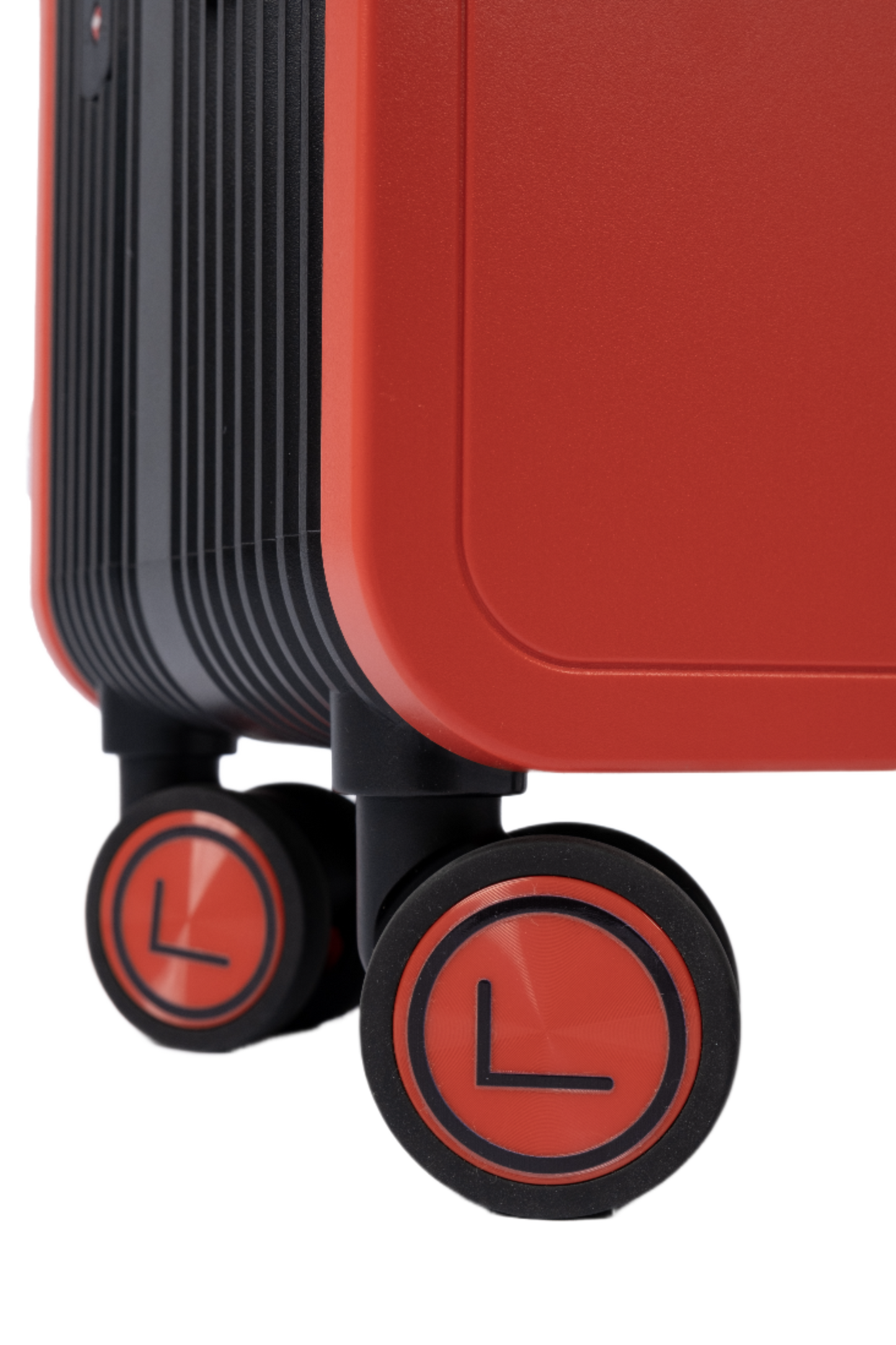 LUGGIT Premium Plus 20" Cabin & 24" Check in Luggage set of 2 Pc Dual Tone Red/Black