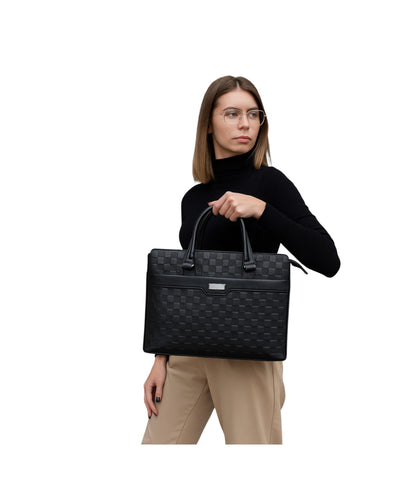 LUGGIT - Signature Shield - ADVANCE FINGER PRINT LOCK Vegan LEATHER MULTI STYLE AND MULTI PURPOSE BAG