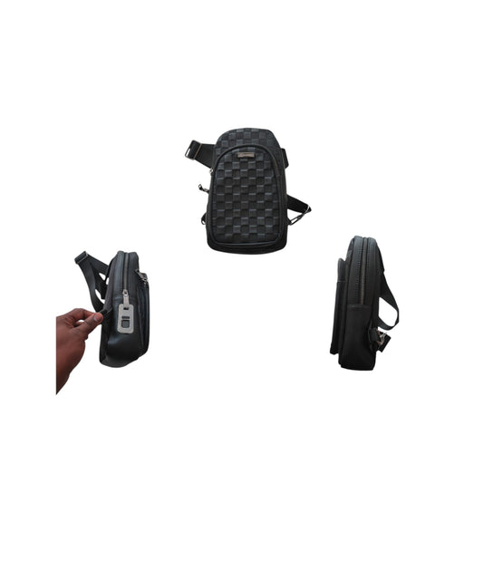 LUGGIT - Traveler's Shield - fingerprint-unlocking Sling Bag