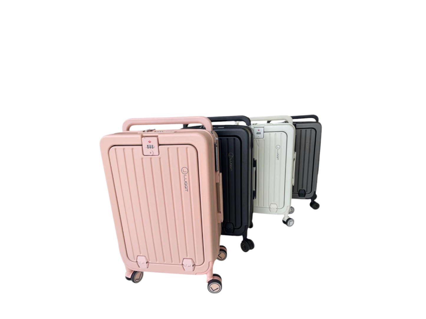 LUGGIT SFO -Cabin Trolley Bag , Front Opening
