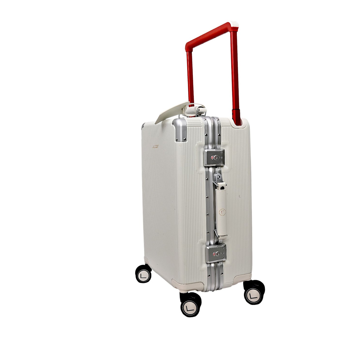 LUGGIT - Luxury - White -20" cabin Luggage
