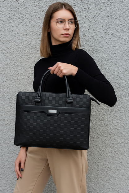 LUGGIT - Signature Shield - ADVANCE FINGER PRINT LOCK Vegan LEATHER MULTI STYLE AND MULTI PURPOSE BAG