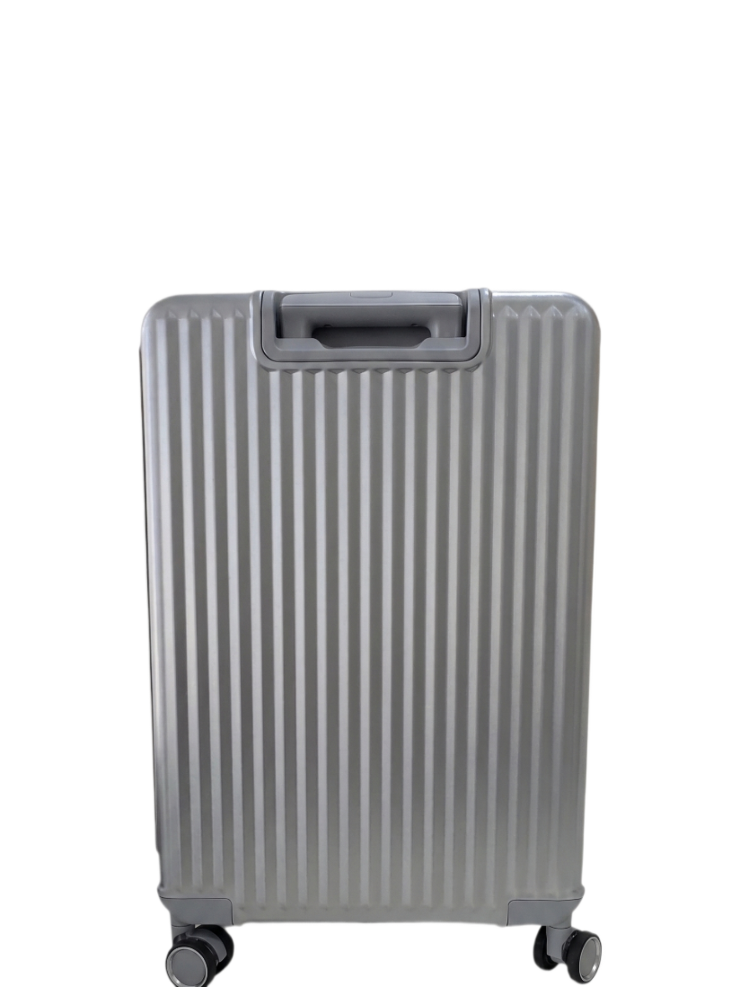 LUGGIT SFO 2.0 Premium Trolley Bag ,SmartView Wide Opening Design,TSA Lock, Polycarbonate Hard Shell,Grey
