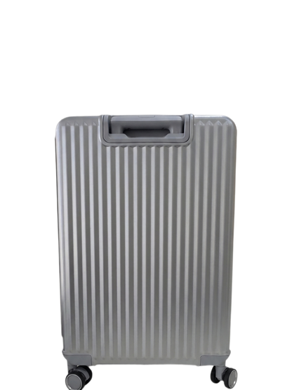 LUGGIT SFO 2.0 Premium Trolley Bag ,SmartView Wide Opening Design,TSA Lock, Polycarbonate Hard Shell,Grey