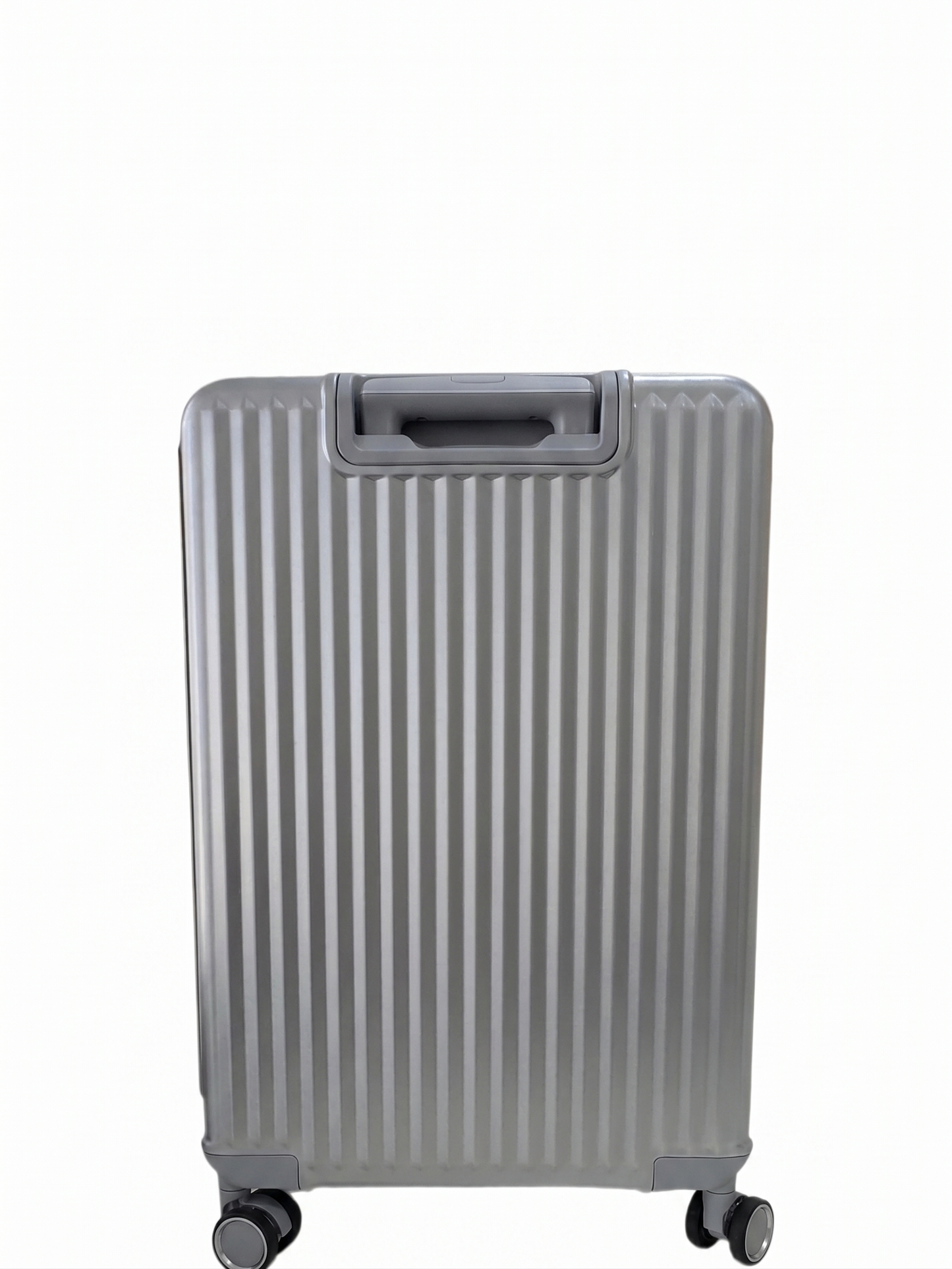 LUGGIT SFO 2.0 Premium Trolley Bag ,SmartView Wide Opening Design,TSA Lock, Polycarbonate Hard Shell,Grey