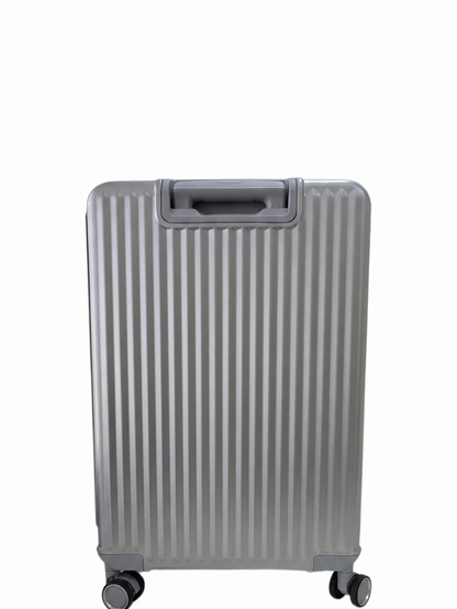 LUGGIT SFO 2.0 Premium Trolley Bag ,SmartView Wide Opening Design,TSA Lock, Polycarbonate Hard Shell,Grey