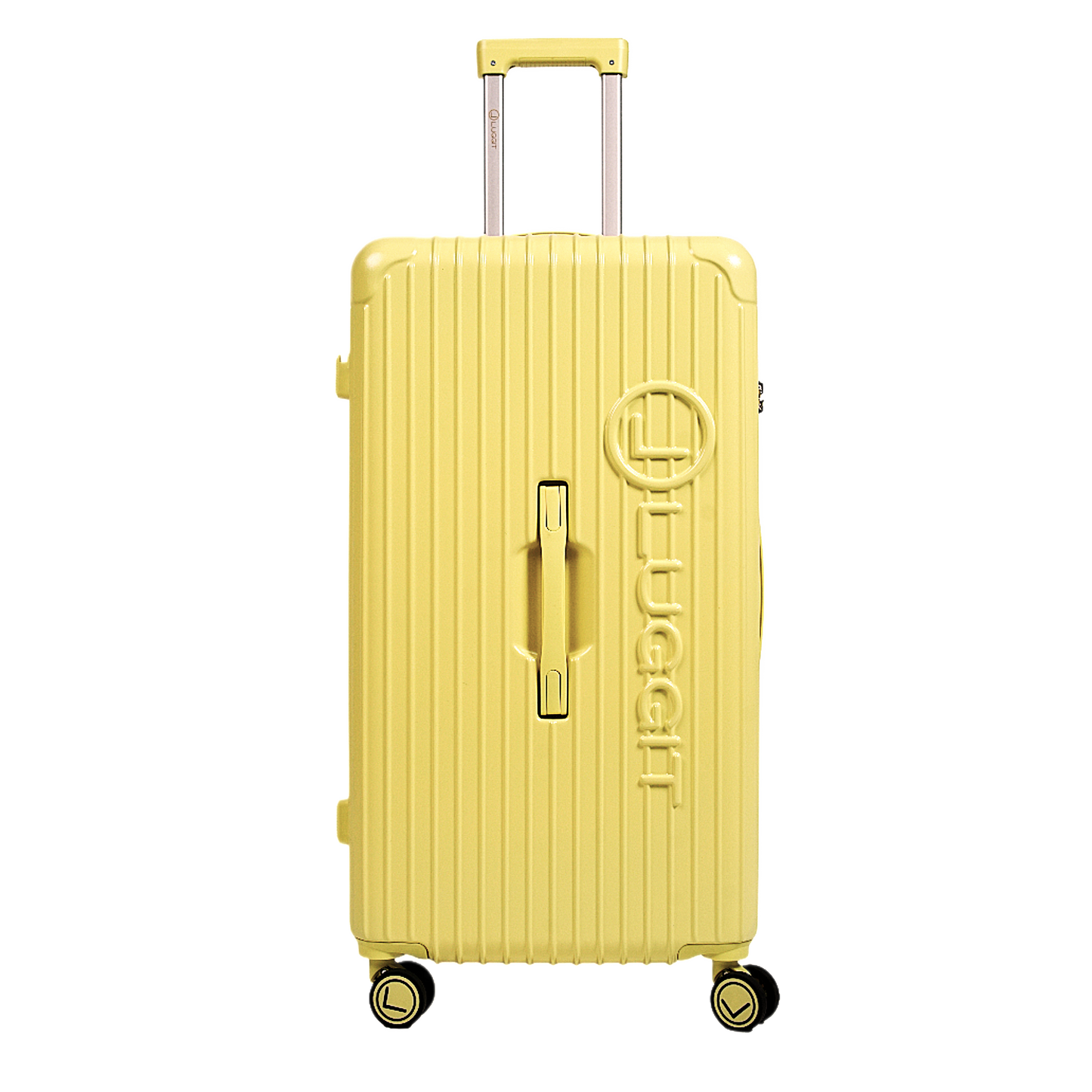 LUGGIT -CDG-Trunk Trolley bag  , 20"(Cabin) ,24"(Medium),30"(Extra Large) (Yellow)