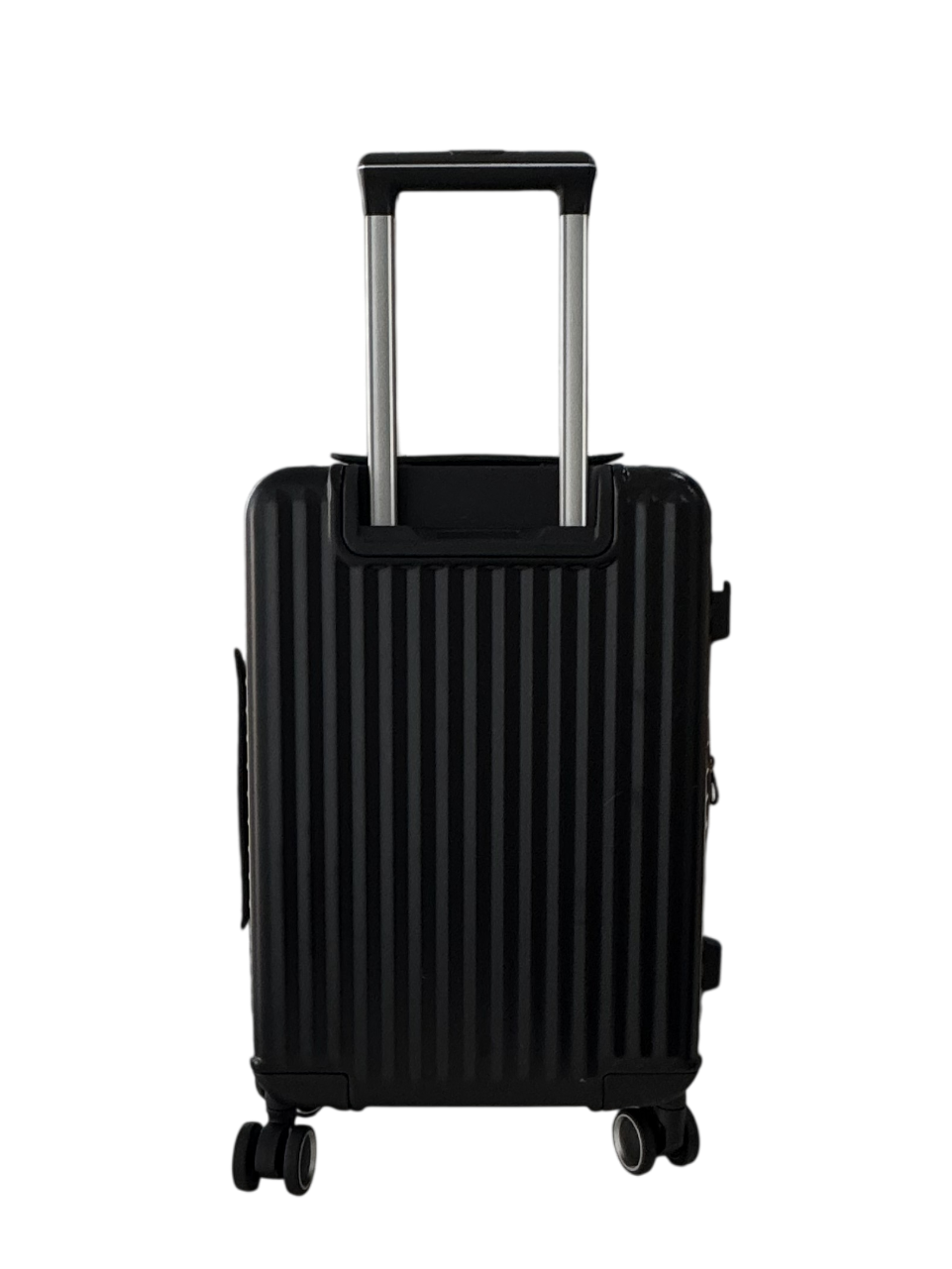 LUGGIT SFO 2.0 Premium Trolley Bag ,SmartView Wide Opening Design,TSA Lock, Polycarbonate Hard Shell, Black