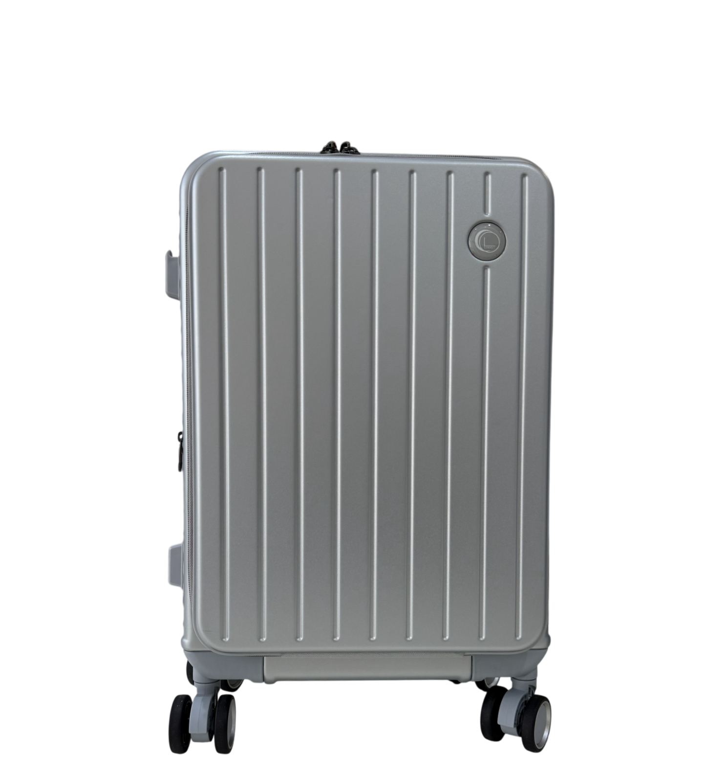 LUGGIT SFO 2.0 Premium Trolley Bag ,SmartView Wide Opening Design,TSA Lock, Polycarbonate Hard Shell,Grey