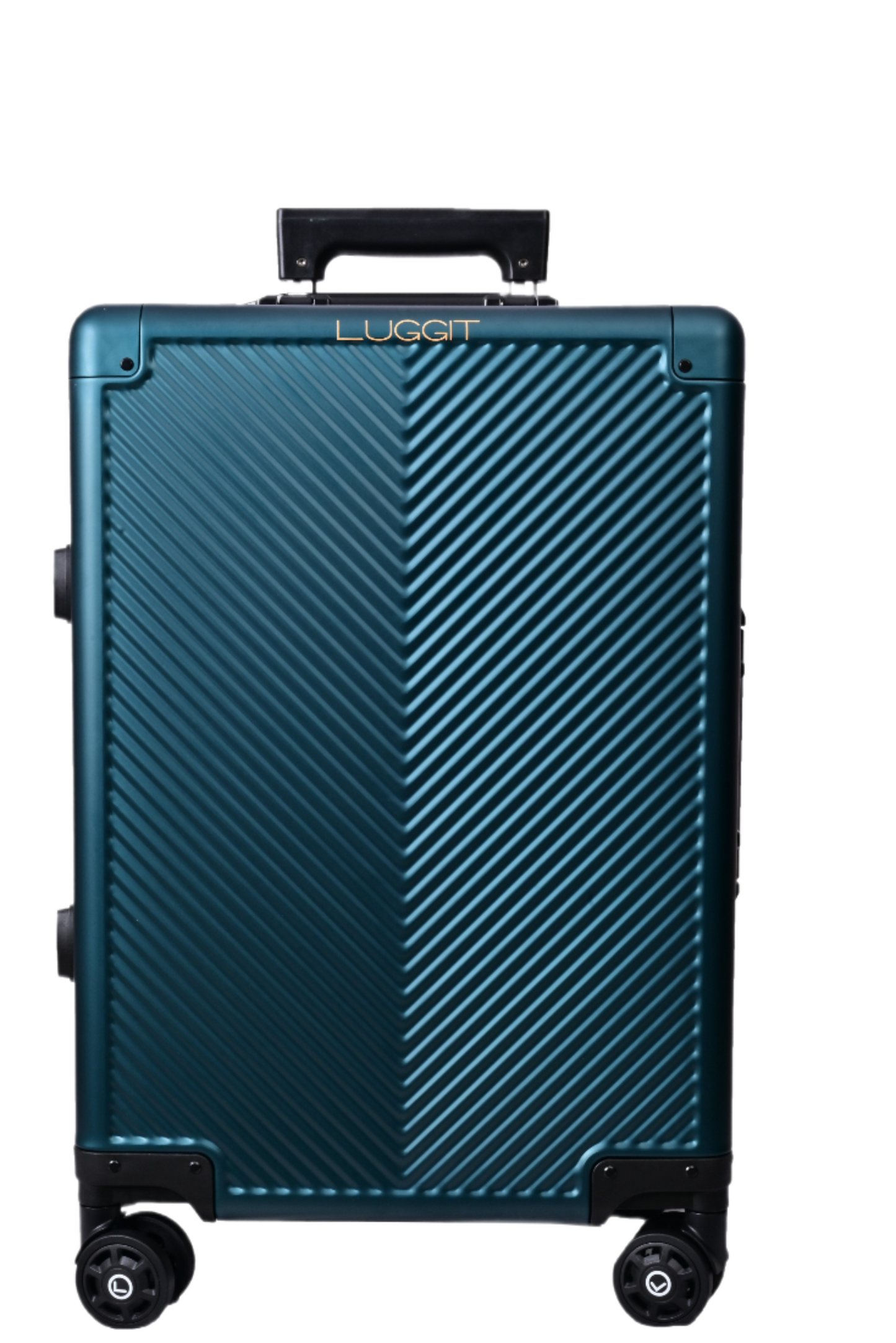 LUGGIT  Sovereign Circle High end travel bag ,full aluminium Body ,Green