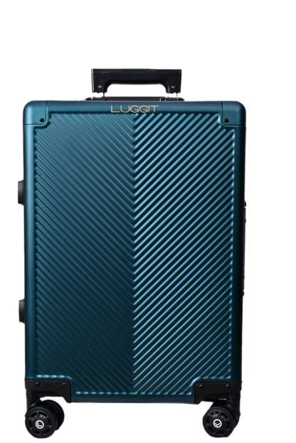 LUGGIT  Sovereign Circle High end travel bag ,full aluminium Body ,Green