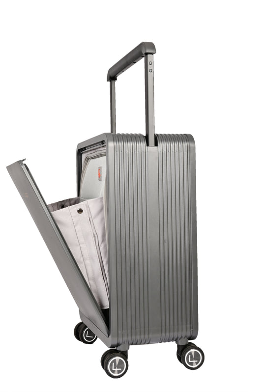 LUGGIT - Premium Executive-Grey-20" Cabin Luggage
