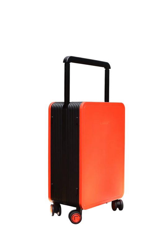 LUGGIT Premium Plus 20" Cabin  24" Check in Luggage Dual Tone Red/Black