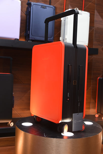 LUGGIT Premium Plus 20" Cabin  24" Check in Luggage Dual Tone Red/Black