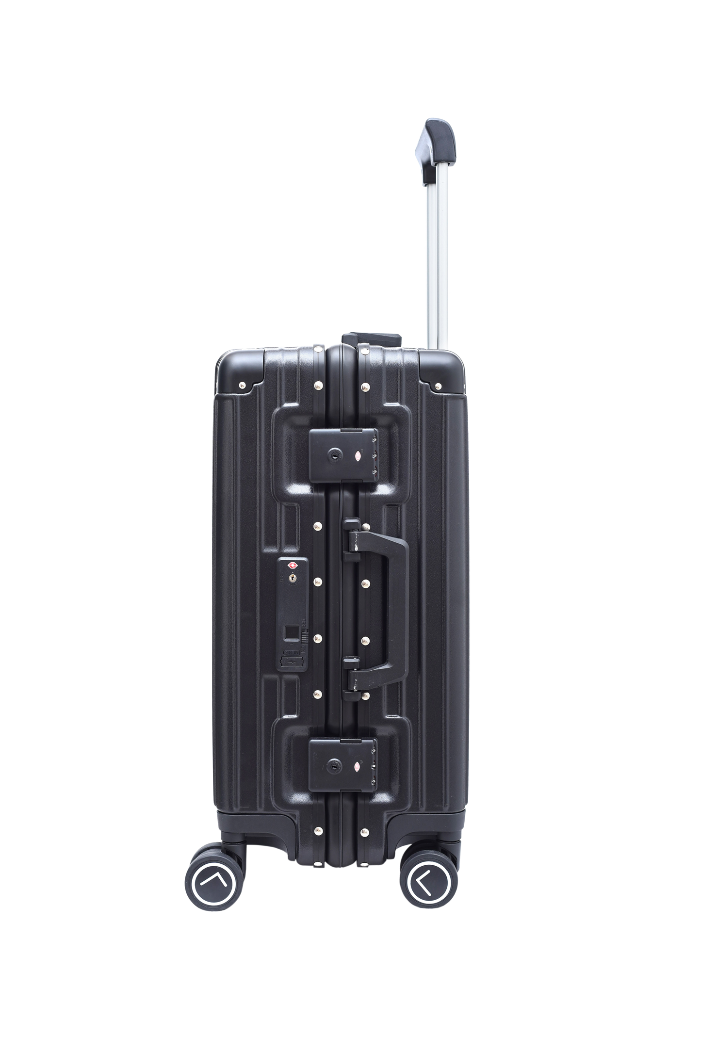 LUGGIT Smart Pro Max Fingerprint Cabin/check in luggage – Black
