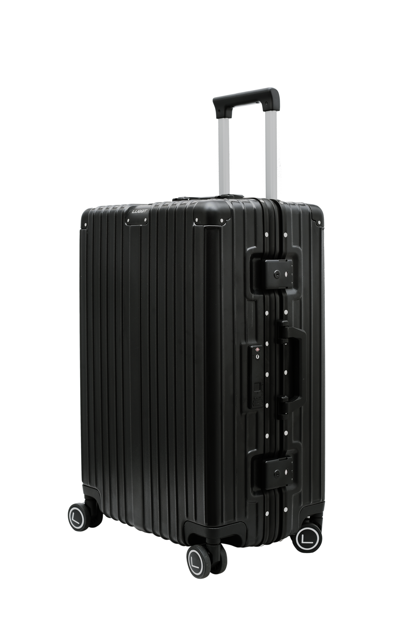 LUGGIT Smart Pro Max Fingerprint Cabin/check in luggage – Black