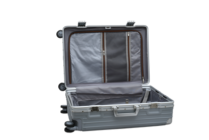 LUGGIT Smart Pro Max Fingerprint Cabin & Check in luggage, Grey