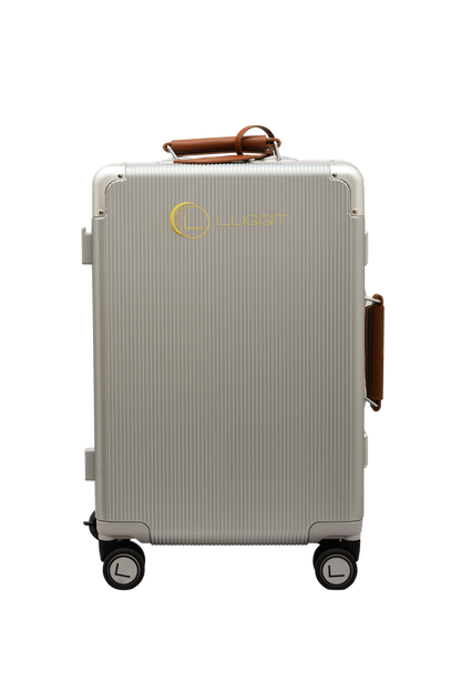 LUGGIT - Luxury - Silver-20"+ 24" set of 2-Pc