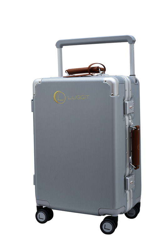 LUGGIT - Luxury Trolley bag -Silver-20"/24"