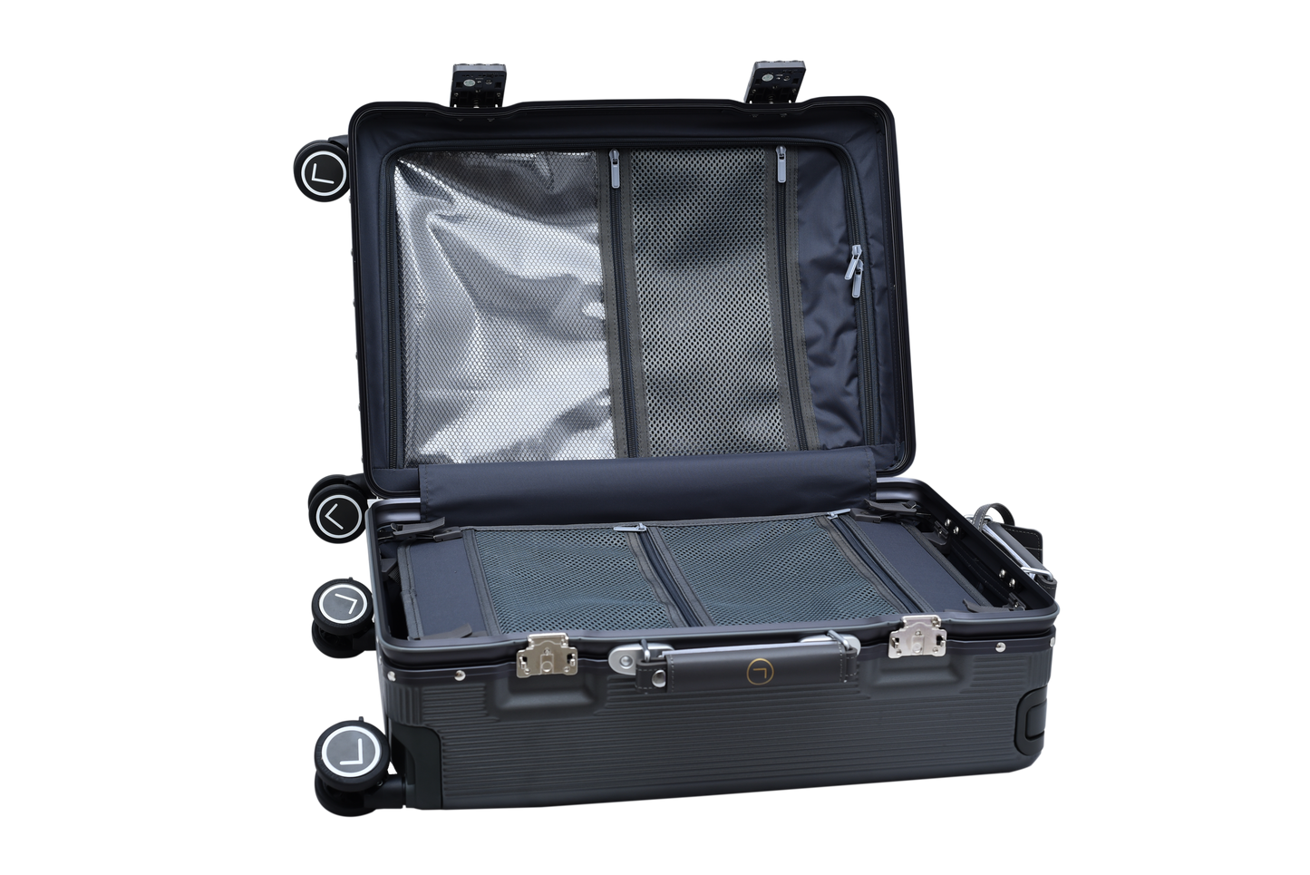 LUGGIT - Luxury -Grey -20"+ 24" Combo -Set of 2-Pc