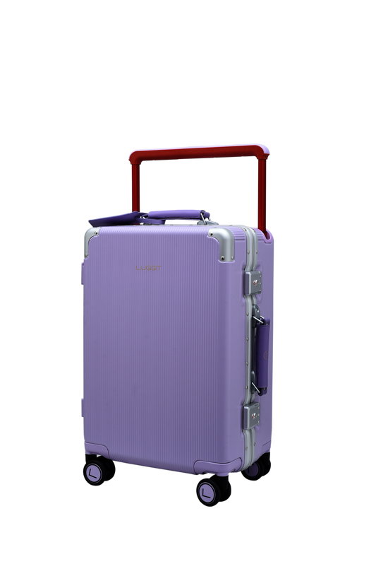 LUGGIT - Luxury 20" Cabin Travel Bag Purple