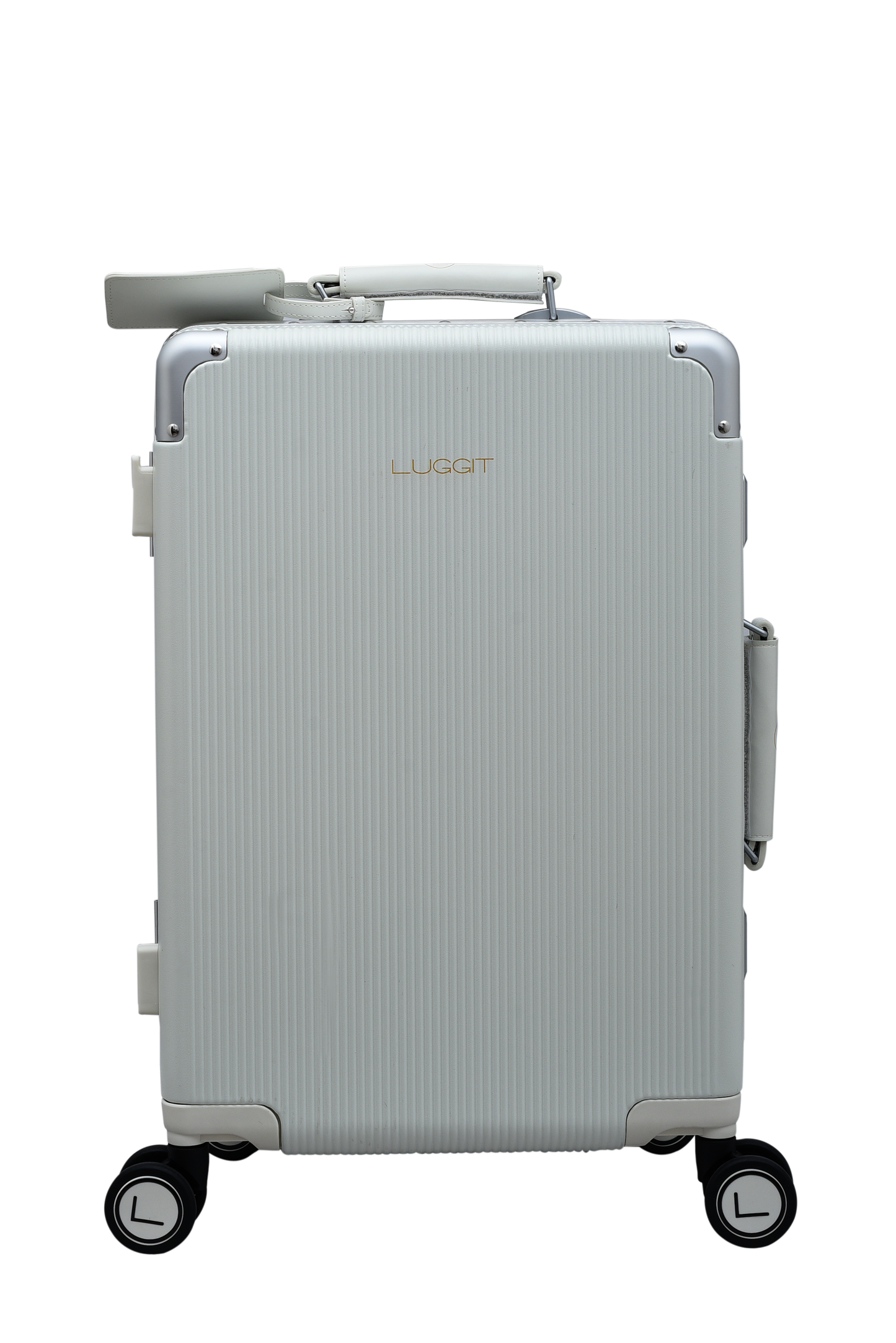 LUGGIT - Luxury - White -20" cabin Luggage
