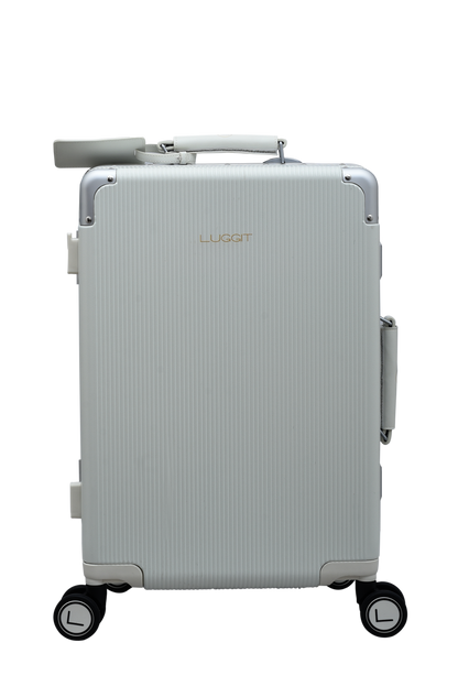 LUGGIT - Luxury - White -20" cabin Luggage