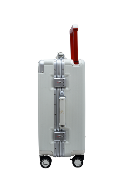 LUGGIT - Luxury - White -20" cabin Luggage