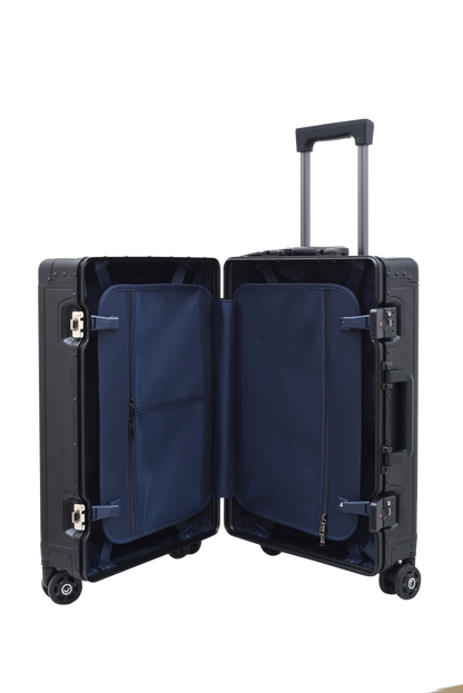 LUGGIT - Earth Circle Full  Aluminium  Body Cabin Trolley Bag