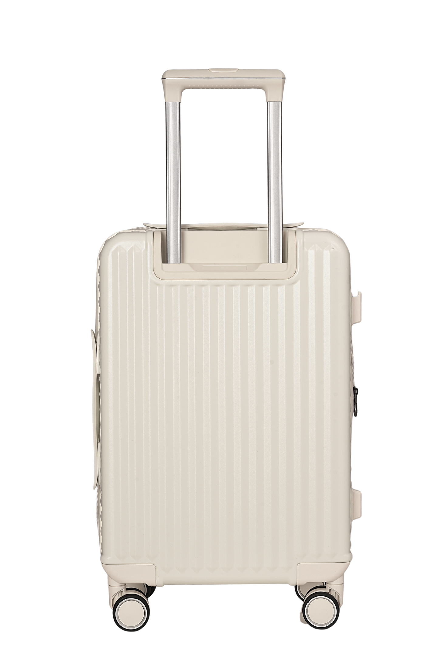 LUGGIT SFO 2.0 Premium Trolley Bag ,SmartView Wide Opening Design,TSA Lock, Polycarbonate Hard Shell, Cream White (Copy)