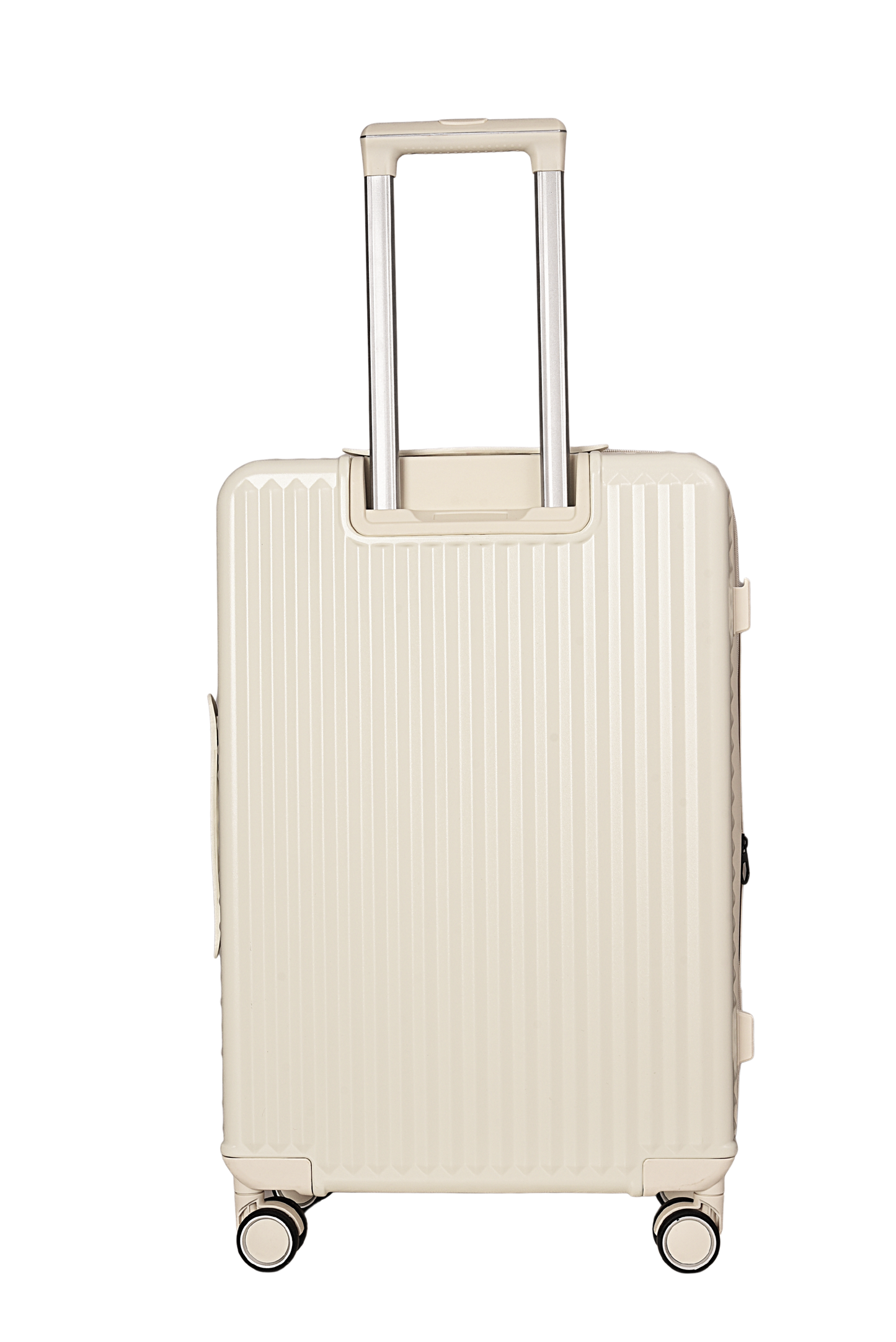 LUGGIT SFO 2.0 Premium Trolley Bag ,SmartView Wide Opening Design,TSA Lock, Polycarbonate Hard Shell, Cream White (Copy)