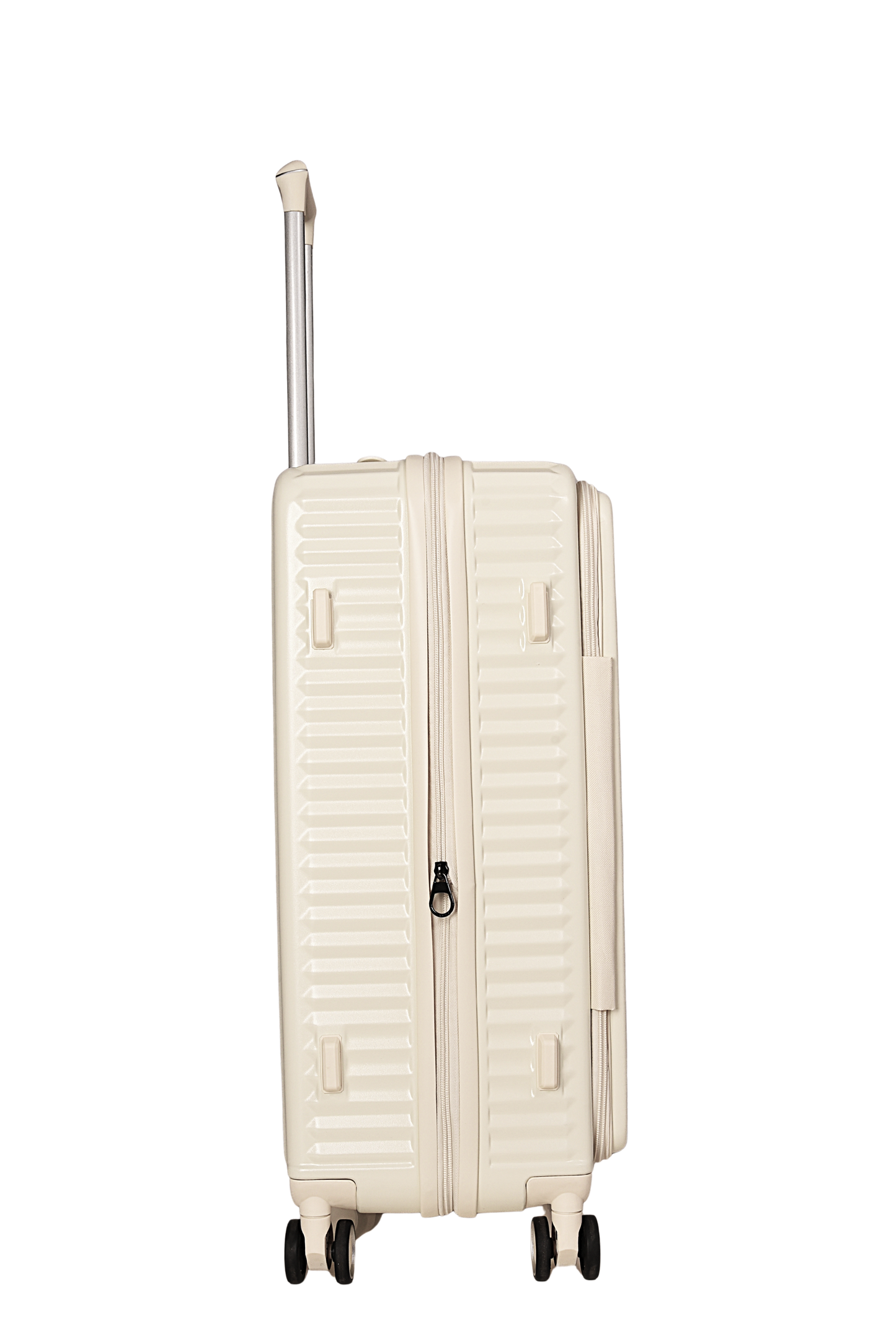 LUGGIT SFO 2.0 Premium Trolley Bag ,SmartView Wide Opening Design,TSA Lock, Polycarbonate Hard Shell, Cream White (Copy)