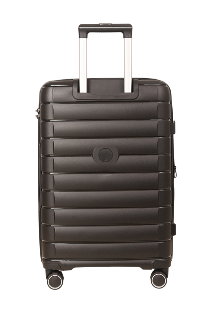 LUGGIT Kyoto  Luggage Set of 3 , Double zipper & Expandable  Design cabin ,Medium,Large