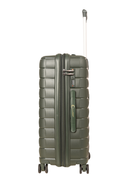 LUGGIT Kyoto  Luggage Set of 3 , Double zipper & Expandable  Design cabin ,Medium,Large