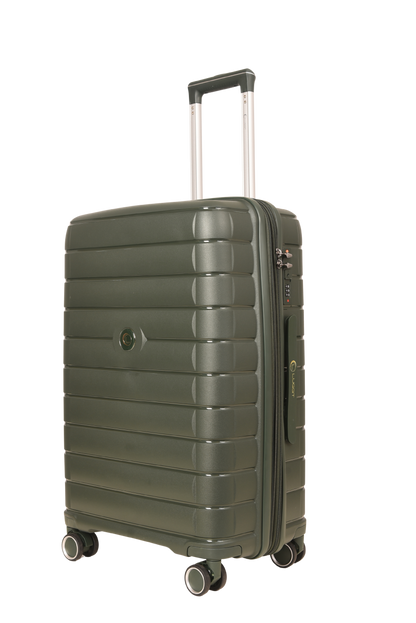LUGGIT Kyoto  Luggage Set of 3 , Double zipper & Expandable  Design cabin ,Medium,Large